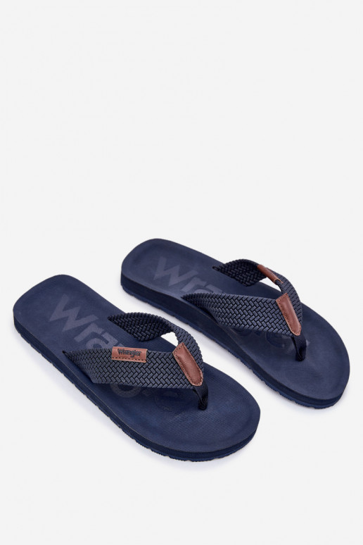 Sussid moodsad varbavahe-sandaalid  WRANGLER ZANE FLIPFLOP MEN LOW 20251044.24H tumesinist värvi