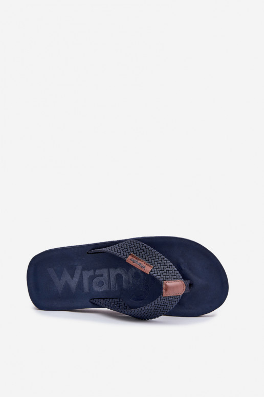 Sussid moodsad varbavahe-sandaalid  WRANGLER ZANE FLIPFLOP MEN LOW 20251044.24H tumesinist värvi