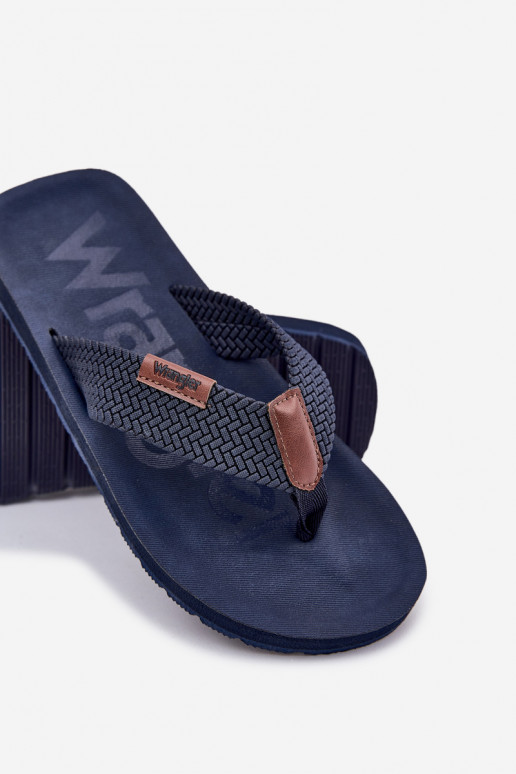Sussid moodsad varbavahe-sandaalid  WRANGLER ZANE FLIPFLOP MEN LOW 20251044.24H tumesinist värvi