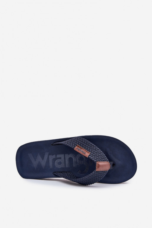 Sussid moodsad varbavahe-sandaalid  WRANGLER ZANE FLIPFLOP MEN LOW 20251044.24H tumesinist värvi