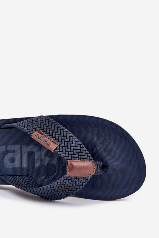 Sussid moodsad varbavahe-sandaalid  WRANGLER ZANE FLIPFLOP MEN LOW 20251044.24H tumesinist värvi