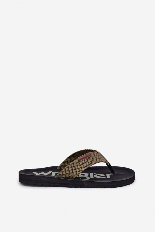 Sussid moodsad varbavahe-sandaalid  WRANGLER ZANE FLIPFLOP MEN LOW 20251044.20251044.57B Rohelist värvi