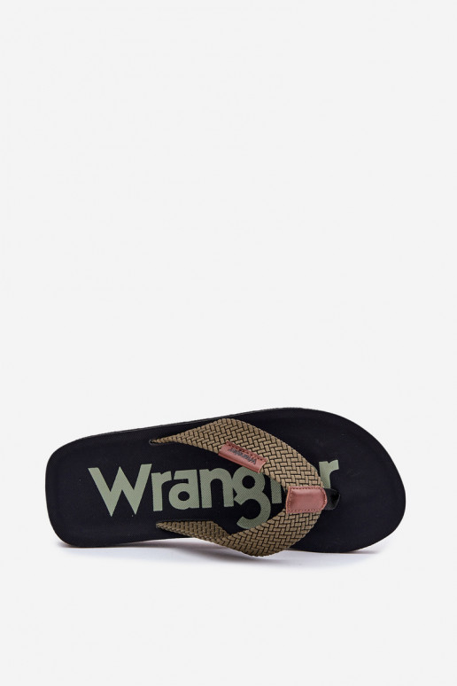 Sussid moodsad varbavahe-sandaalid  WRANGLER ZANE FLIPFLOP MEN LOW 20251044.20251044.57B Rohelist värvi