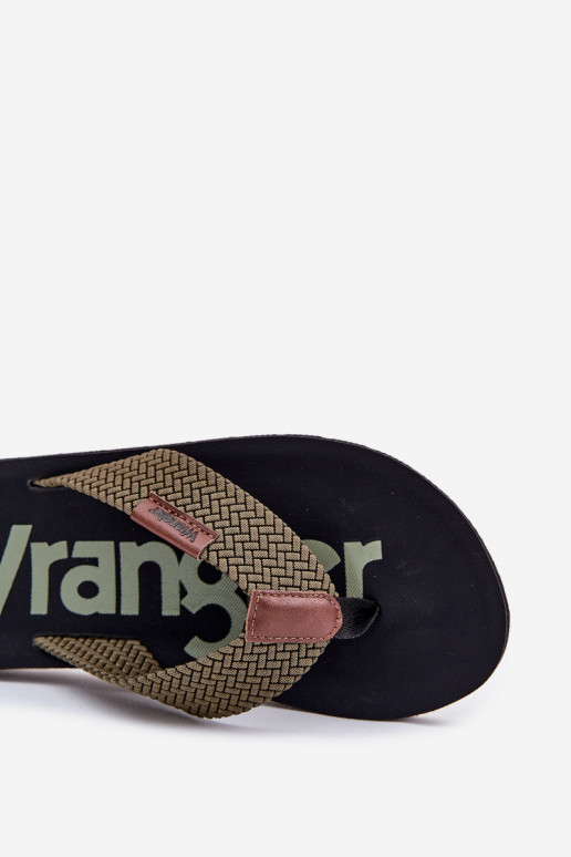 Sussid moodsad varbavahe-sandaalid  WRANGLER ZANE FLIPFLOP MEN LOW 20251044.20251044.57B Rohelist värvi