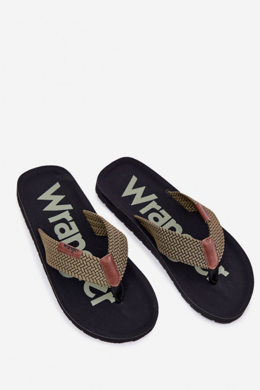 Sussid moodsad varbavahe-sandaalid  WRANGLER ZANE FLIPFLOP MEN LOW 20251044.20251044.57B Rohelist värvi