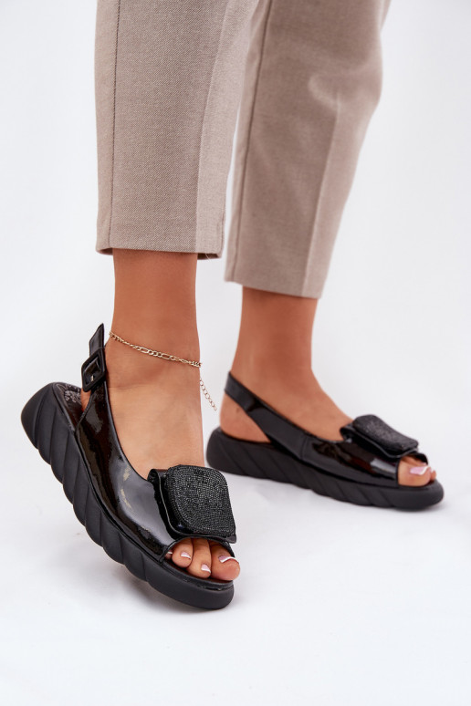 Lakitud sandaalid   Artiker 56C1564 Must   Lakitud sandaalid   Artiker 56C1564 Must