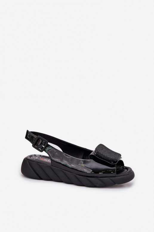 Lakitud sandaalid   Artiker 56C1564 Must   Lakitud sandaalid   Artiker 56C1564 Must