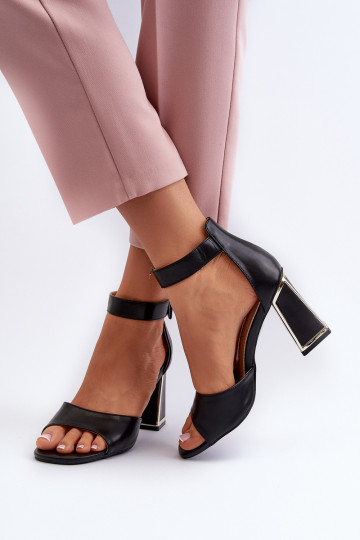 Elegantsed Naistesandaalid Must Rosazara 2