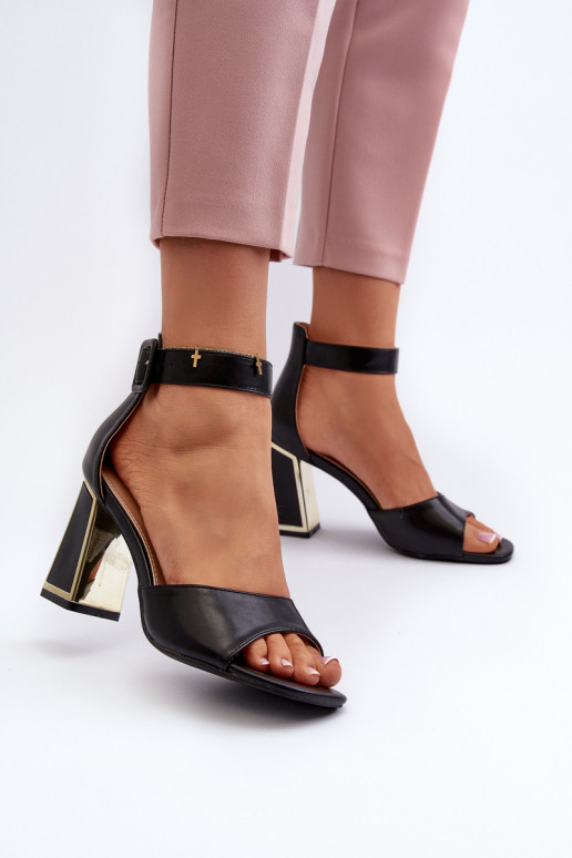 Elegantsed Naistesandaalid Must Rosazara Elegantsed Naistesandaalid Must Rosazara