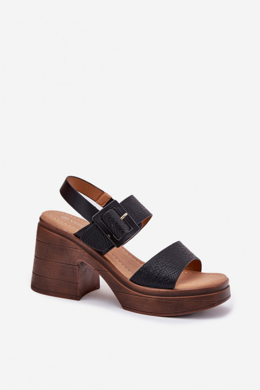 Naistesandaalid   Vinceza 17387 Must Naistesandaalid   Vinceza 17387 Must