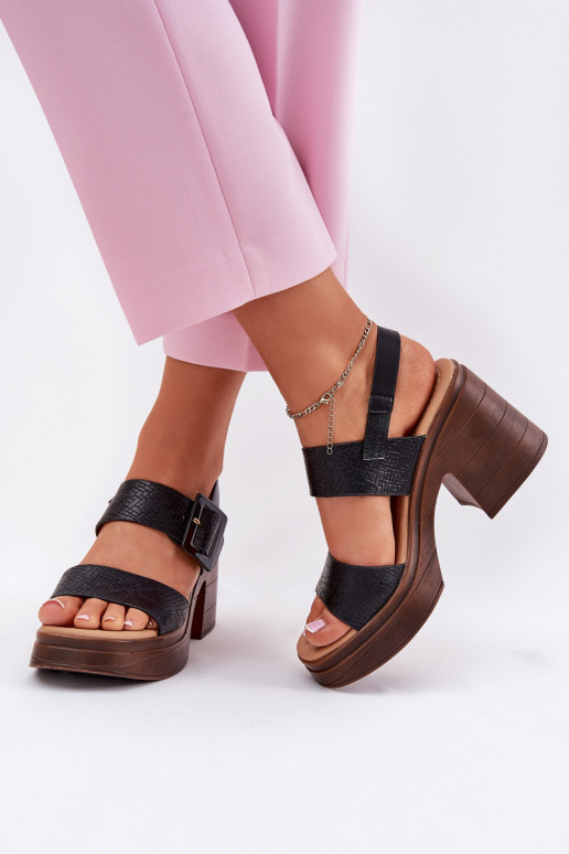 Naistesandaalid   Vinceza 17387 Must Naistesandaalid   Vinceza 17387 Must