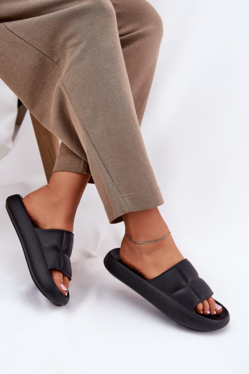 Kerged rannaplätud naiste plätud LEE MAYA SLIDER WOMEN LOW 50251016 Must