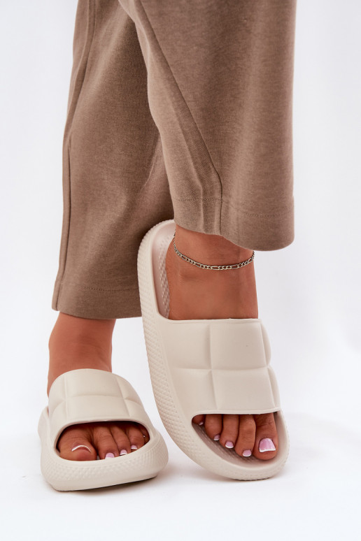 Kerged rannaplätud naiste plätud LEE MAYA SLIDER WOMEN LOW 50251016 beeži värvi Kerged rannaplätud naiste plätud LEE MAYA SLIDER WOMEN LOW 50251016 beeži värvi