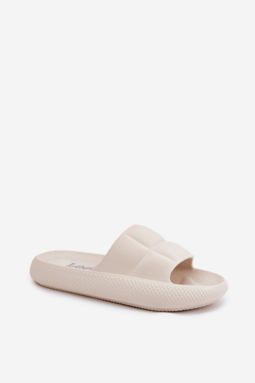 Kerged rannaplätud naiste plätud LEE MAYA SLIDER WOMEN LOW 50251016 beeži värvi Kerged rannaplätud naiste plätud LEE MAYA SLIDER WOMEN LOW 50251016 beeži värvi