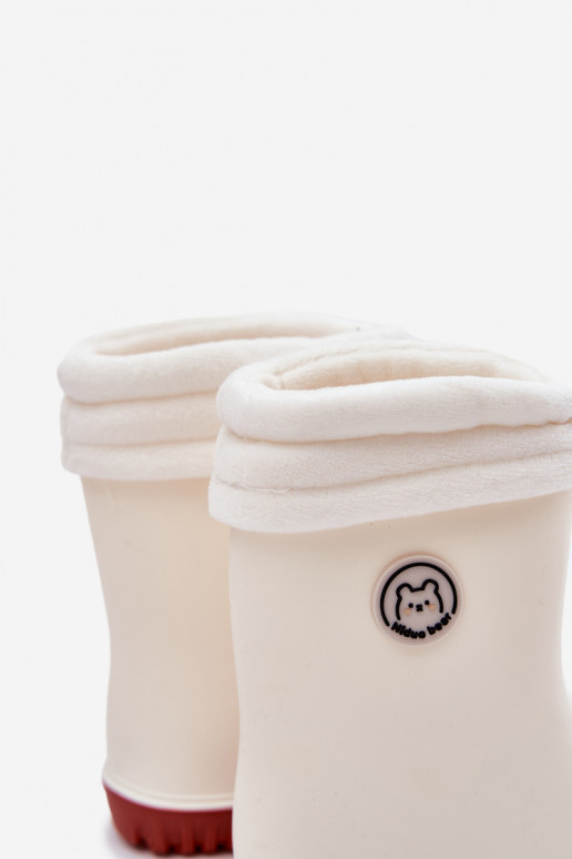 Kummikud Laste jalanõud Z Soojendamaem Elevandiluu värvi Odirisse