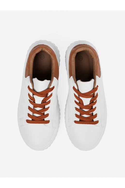 valget värvi Naiste kingad pruunmi wstawkami