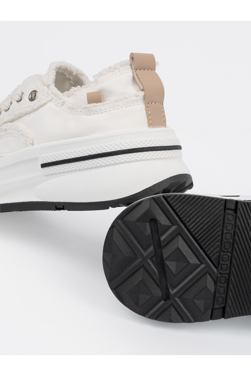 valget värvi  kingad platvormiga valget värvi  kingad platvormiga