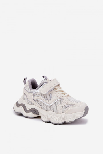  tüüpi jalanõud Laste jalanõud massiivse tallaga valget värvi Lianees