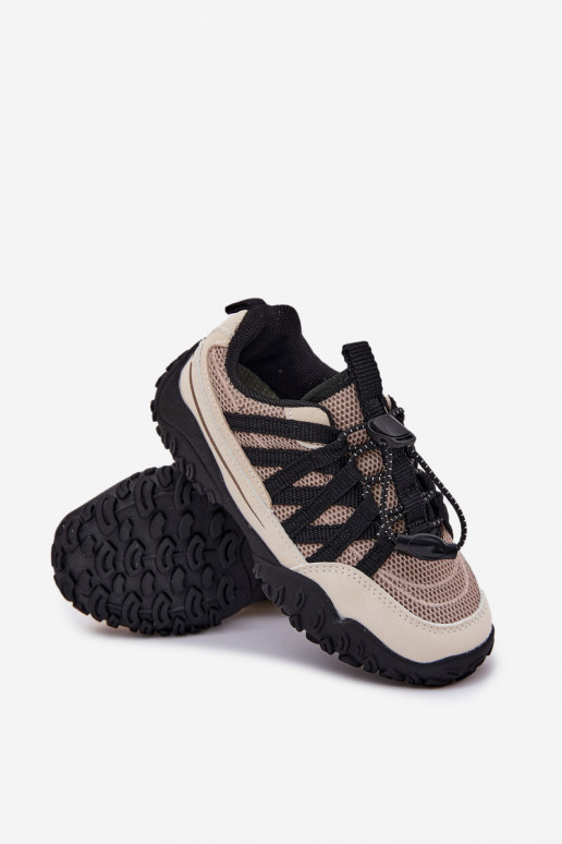 tüüpi jalanõud Laste jalanõud nööriga kroogitavad beeži värvi Nanelita  tüüpi jalanõud Laste jalanõud nööriga kroogitavad beeži värvi Nanelita