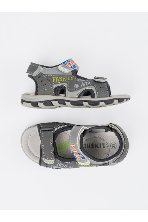 sandaalid halli värvi chlopięce sandaalid halli värvi chlopięce