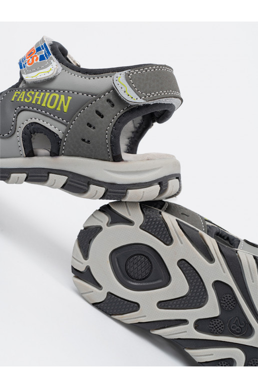 sandaalid halli värvi chlopięce sandaalid halli värvi chlopięce