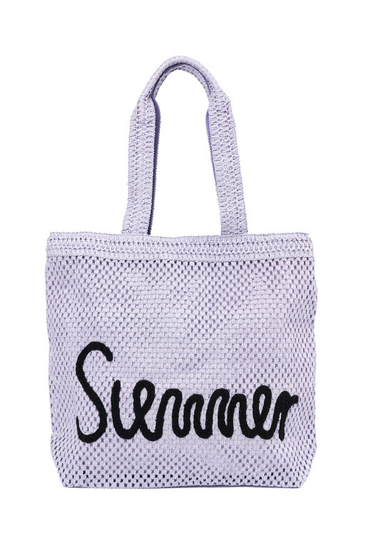 Violetset värvi torba plażowa