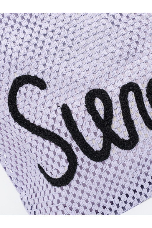 Violetset värvi torba plażowa