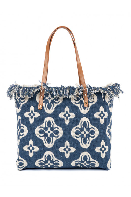 Rahakott plażowa z frędzlami