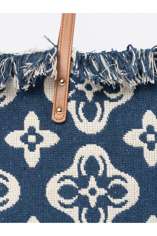 Rahakott plażowa z frędzlami