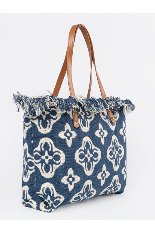 Rahakott plażowa z frędzlami