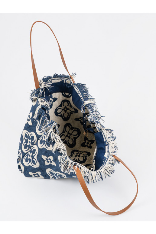 Rahakott plażowa z frędzlami