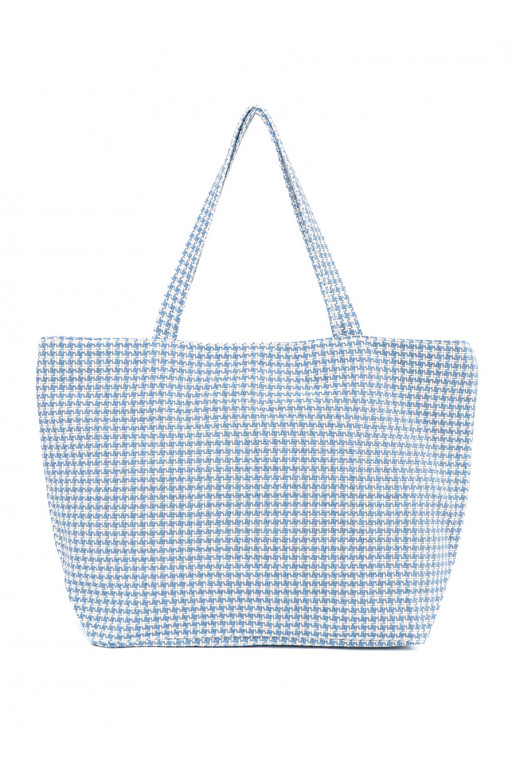 Rahakott plażowa niebiesko-białą kratkę