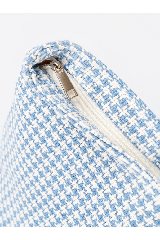 Rahakott plażowa niebiesko-białą kratkę