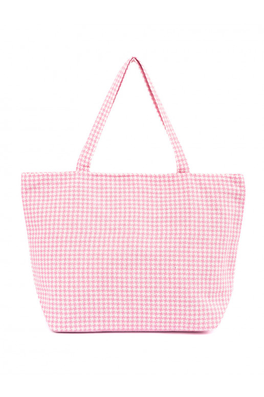 Rahakott plażowa -białą kratkę