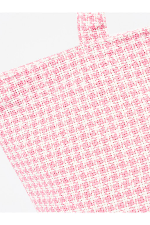 Rahakott plażowa -białą kratkę