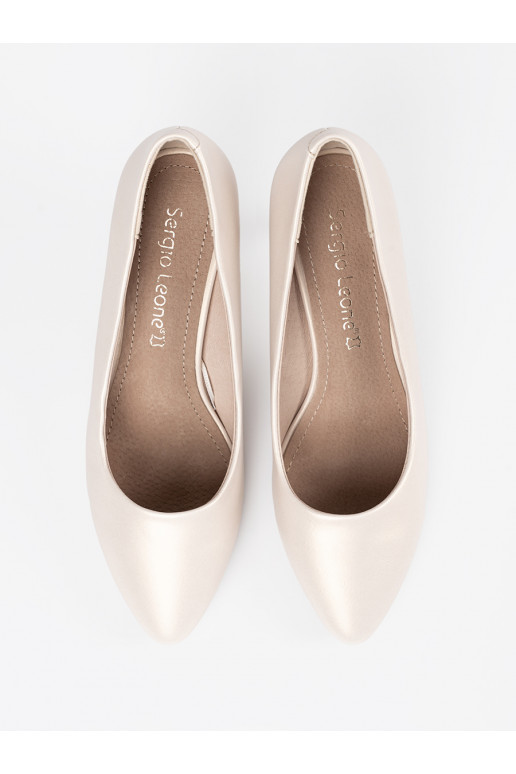 Elevandiluu värvi poolsaapad Sergio Leone