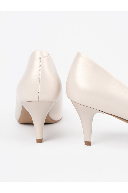 Elevandiluu värvi poolsaapad Sergio Leone