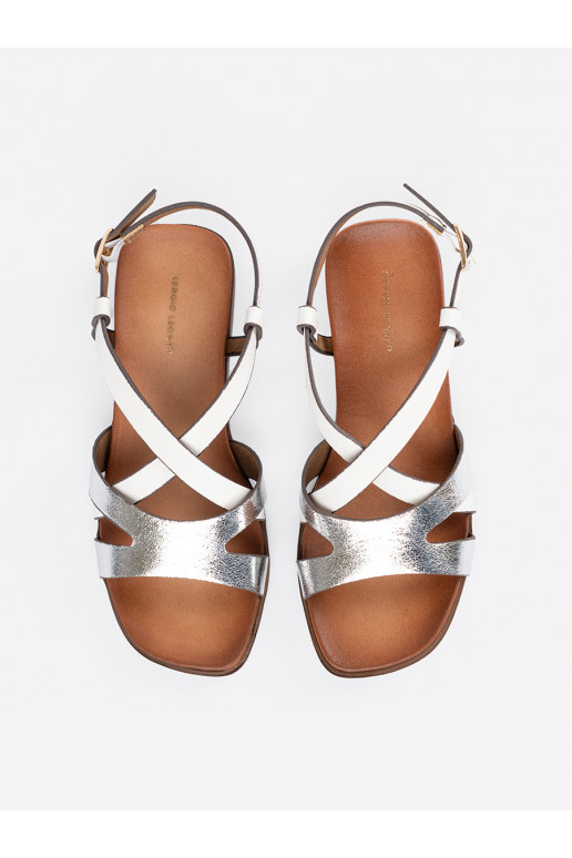 sileda tallaga valge värv kingad Sergio Leone sileda tallaga valge värv kingad Sergio Leone