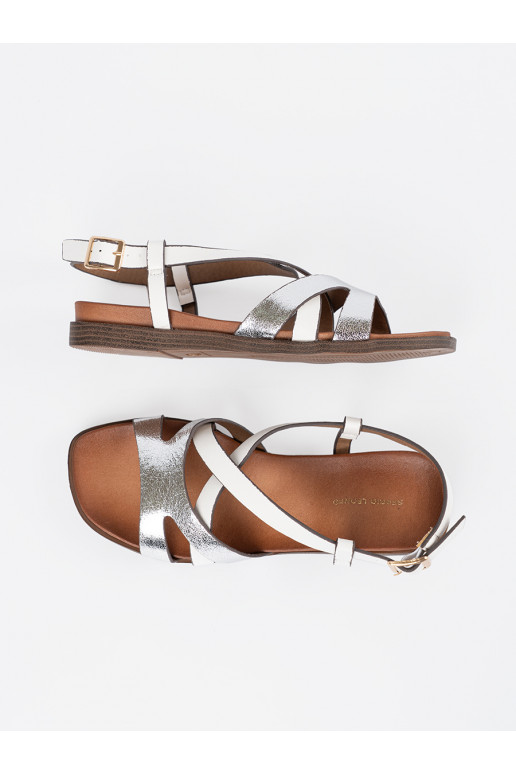 sileda tallaga valge värv kingad Sergio Leone sileda tallaga valge värv kingad Sergio Leone