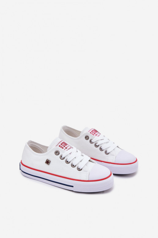 Laste klassikalise mudeli vabaaja jalanõud Big Star DD374160 valget värvi Laste klassikalise mudeli vabaaja jalanõud Big Star DD374160 valget värvi