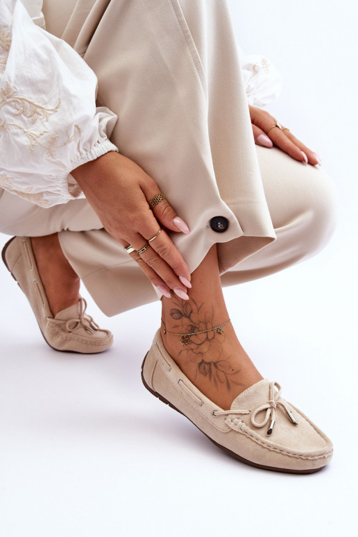 Elegantne mokassinid beeži värvi Si Passione
