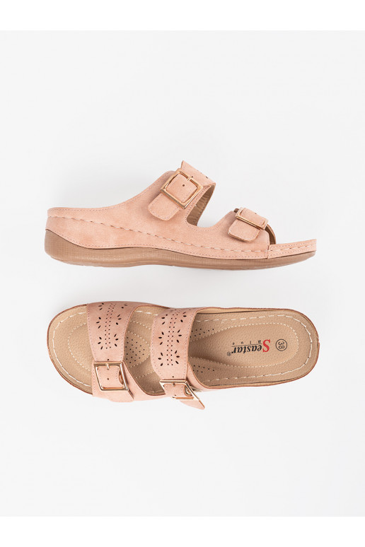 sandaalid   tumeroosad värvi