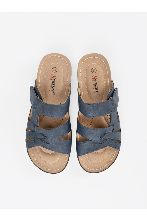 Sinist värvi plätud  z ozdobnym em