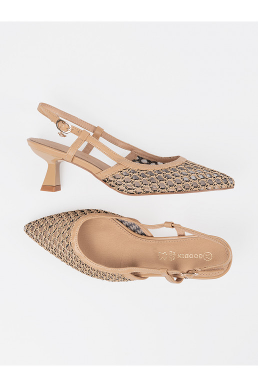 beeži värvi poolsaapad  