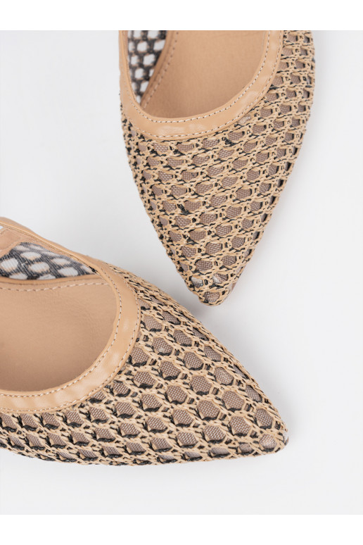 beeži värvi poolsaapad  