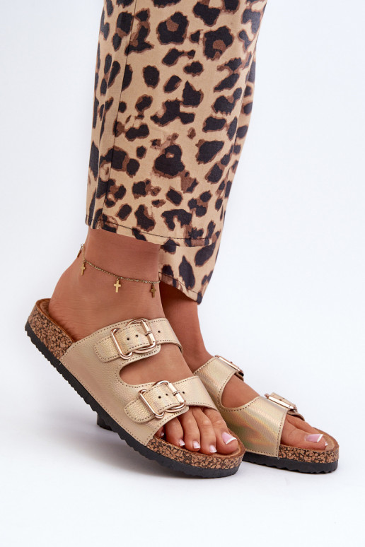 naiste plätud neetide ja pandlaga Kuldset värvi Fronila