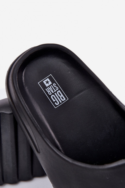 Kerged rannaplätud Sussid  Z Logo Big Star RR174A012 Must