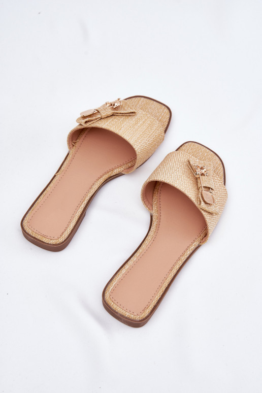 Liivakarva naiste sussid laiade kontsade ja lipsudega, „Sallariela"