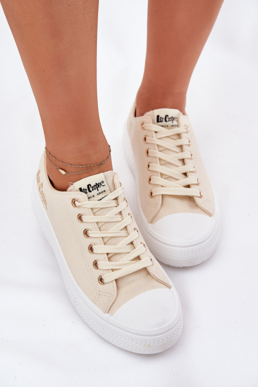 naiste saapad platvormiga Lee Cooper LCW-24-44-2464L beeži värvi naiste saapad platvormiga Lee Cooper LCW-24-44-2464L beeži värvi