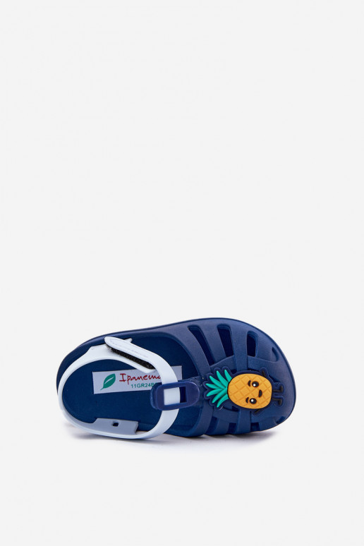 sandaalid Laste jalanõud krõpsudega kinnitatav Owoce 83615 Ipanema Summer XIV Baby tumesinist värvi sandaalid Laste jalanõud krõpsudega kinnitatav Owoce 83615 Ipanema Summer XIV Baby tumesinist värvi